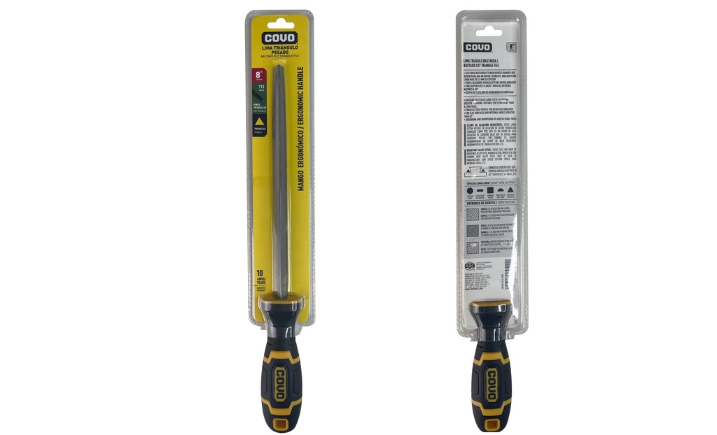 LIMA TRIANGULAR BASTARDA 8" COVO 7-758