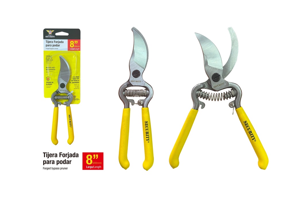 TIJERA PARA PODAR 8" SECURITY 7-763