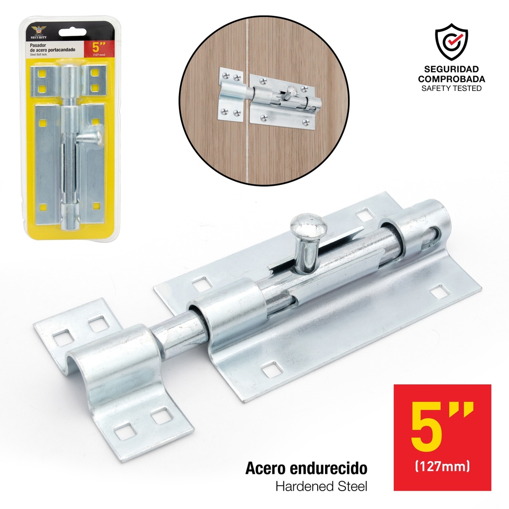 PASADOR DE SEGURIDAD 5" SECURITY 7-772