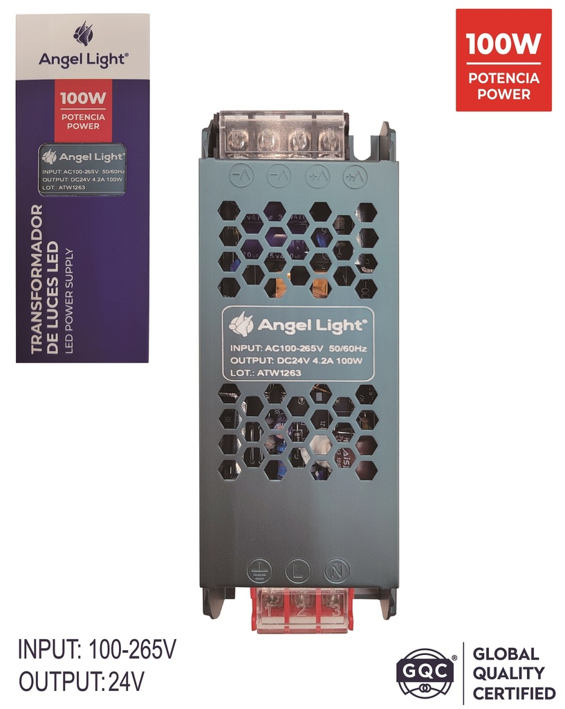 TRANSFORMADOR 24V 100W ANGEL LIGHT 7-821
