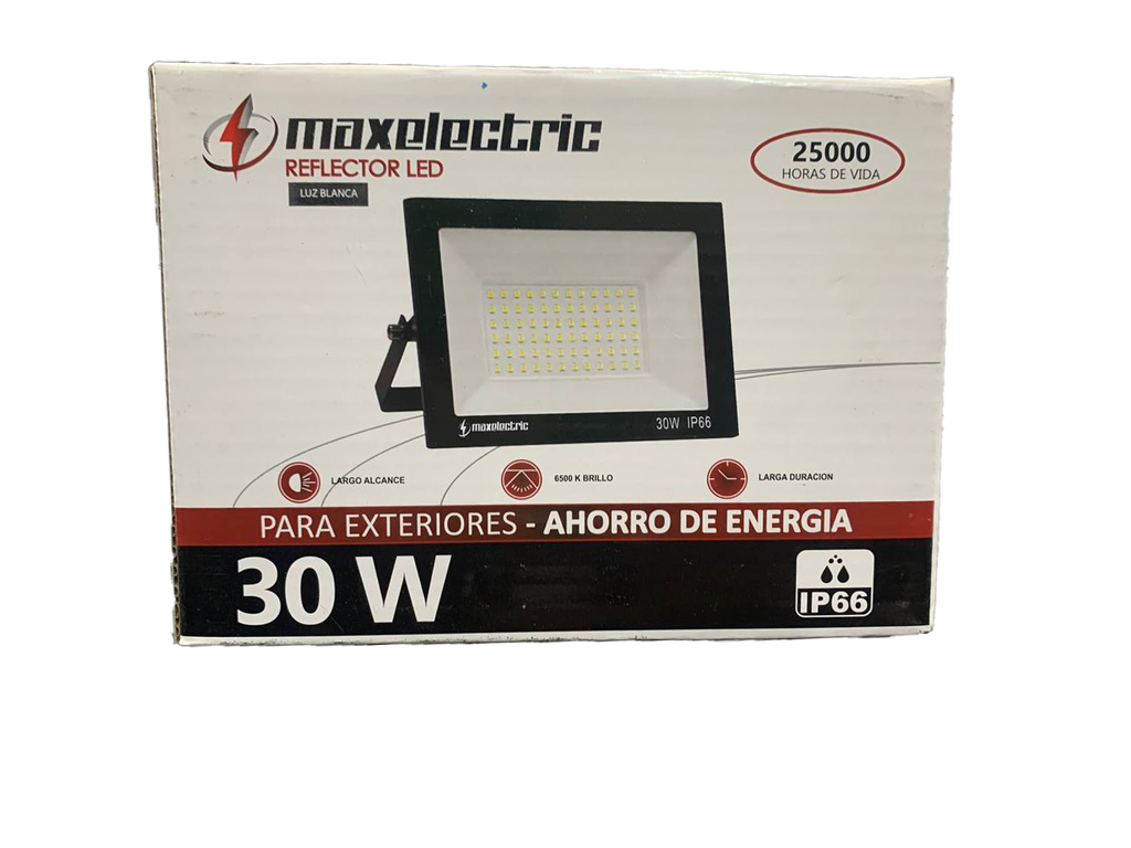 REFLECTOR SLIM LED 30W 85V/265V MAXELECTRIC 7-906