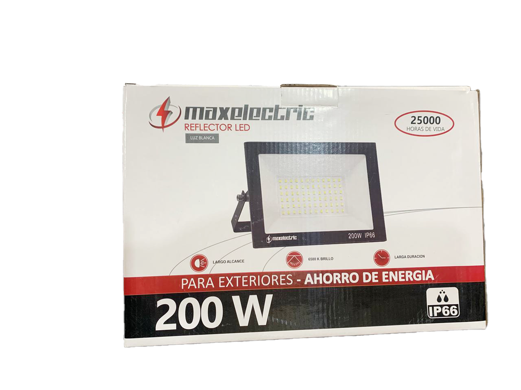 REFLECTOR SLIM LED 200W 85V/265V MAXELECTRIC 7-909