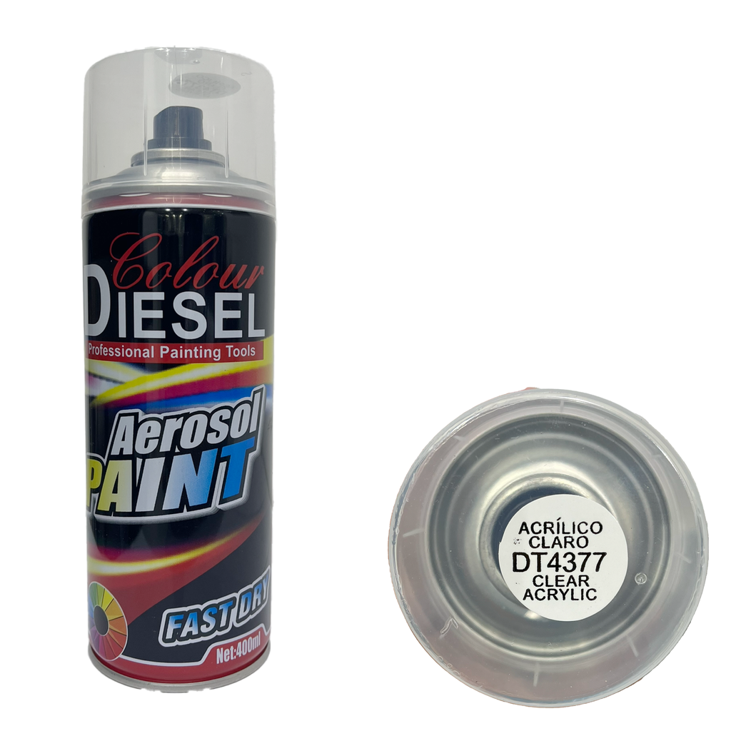 SPRAY ACRILICO CLARO x 400 ML DIESEL COLOUR 7-948