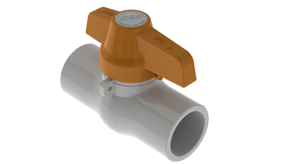 VALVULA DE BOLA PVC SOLDAR X 1/2" ECO PCP 8-023