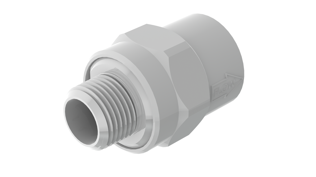 VALVULA CHECK ANTIRETORNO 1/2" DZR PCP 8-040