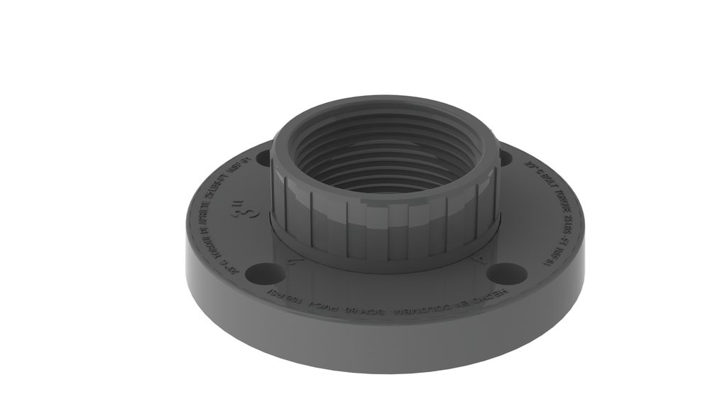 BRIDA PVC x 3" ROSCA PCP 8-069