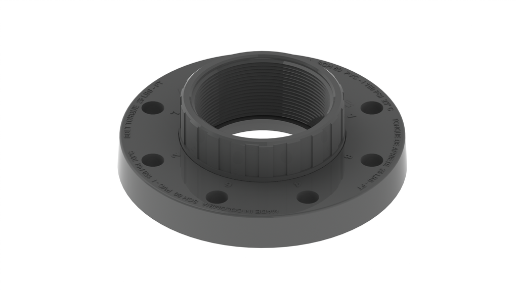 BRIDA PVC x 4" ROSCA PCP 8-071