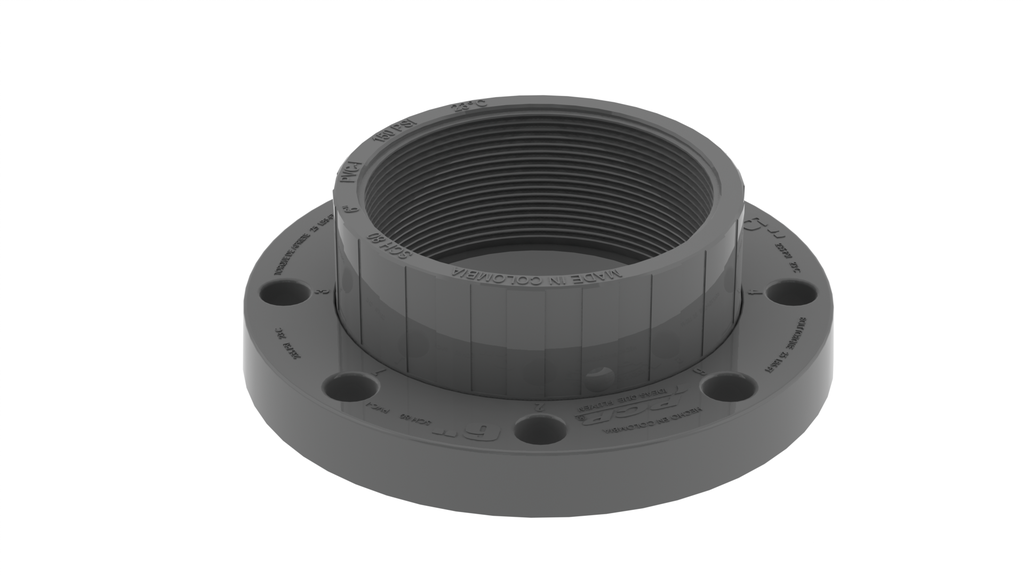 BRIDA PVC x 6" ROSCA PCP 8-073