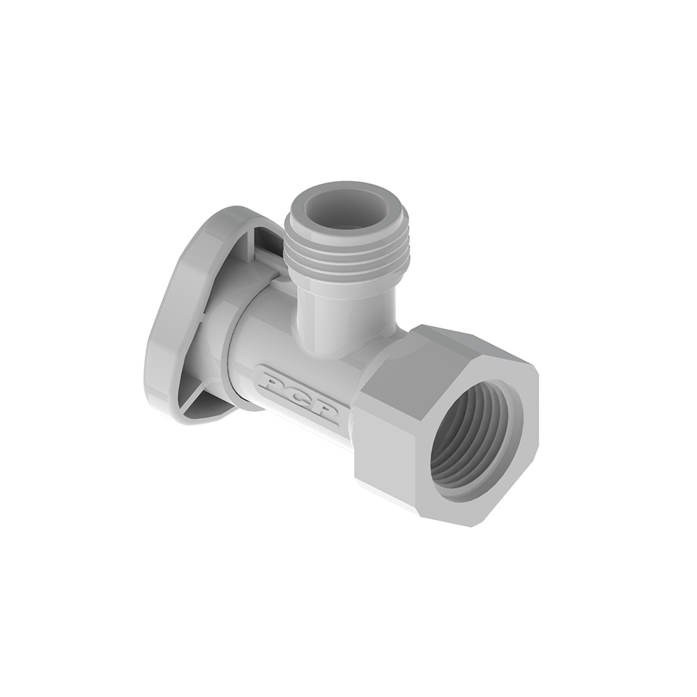 LLAVE ARRESTO PVC 1/2" x 1/2" PCP 8-079