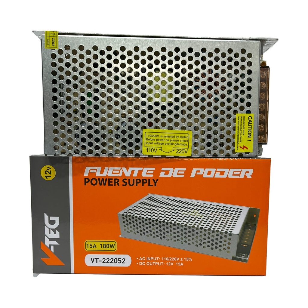 TRANSFORMADOR 12V 180W V-TEG 8-141