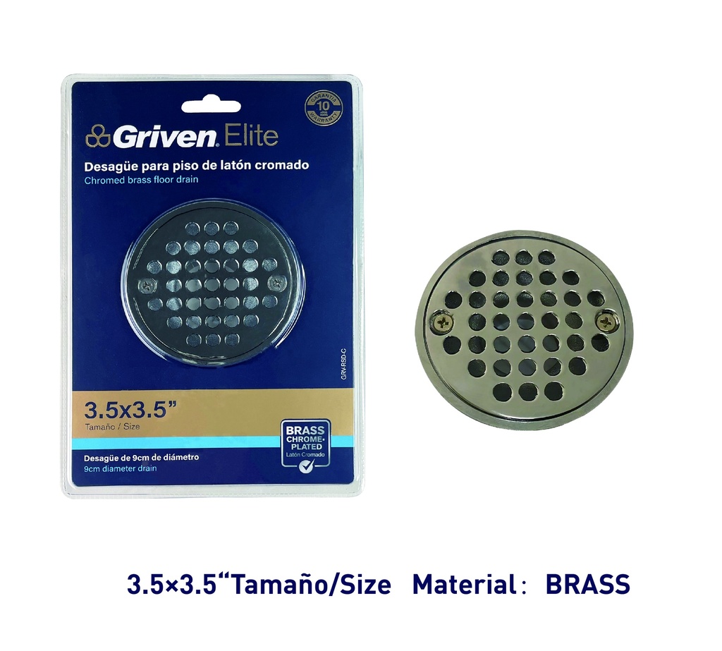 REJILLA CROMADA RED PERFORADA GRIVEN ELITE 8-160