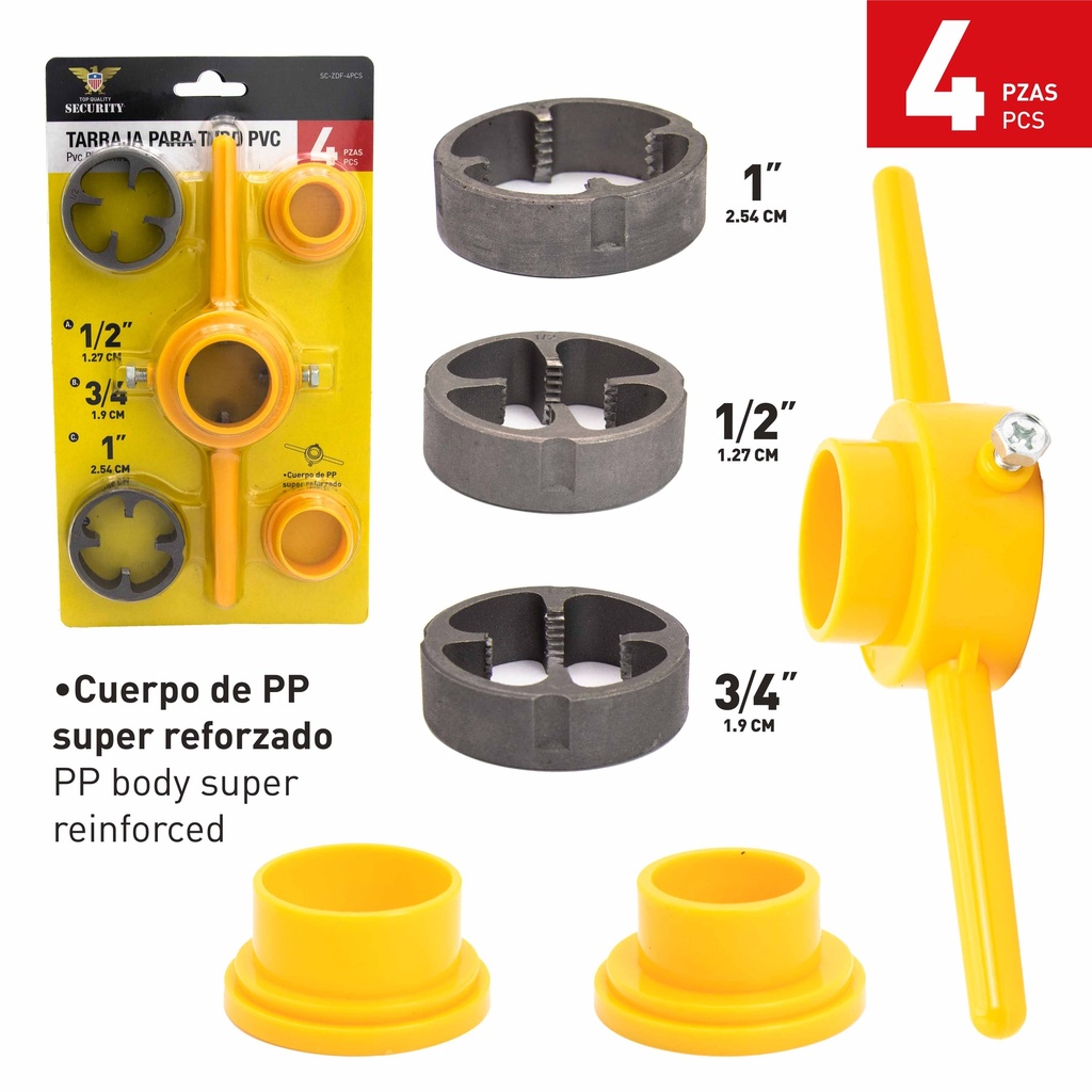 JUEGO DE TARRAJA SECURITY 8-165