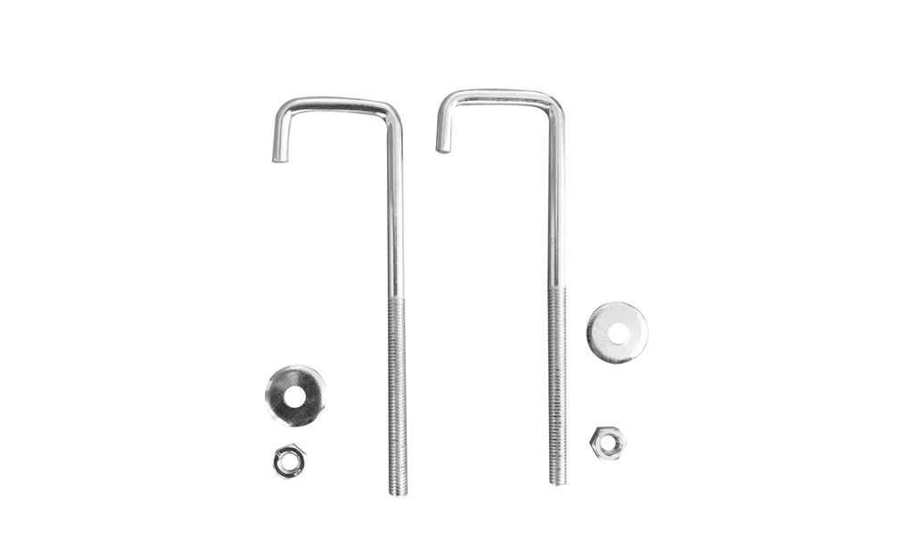 GANCHO 2 x 1 LARGO (120mm) x 100UNID SECURITY 5-144