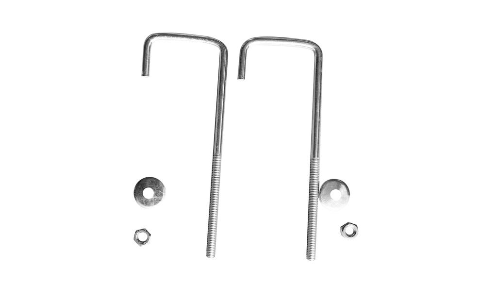 GANCHO 3x1 1/2 CORTO (130mm) x 100 U SECURITY 5-146