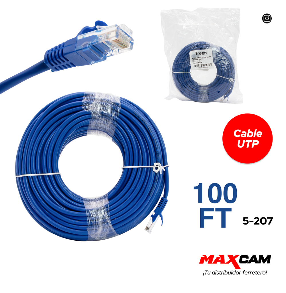 CABLE UTP 100FT TROEN 5-207