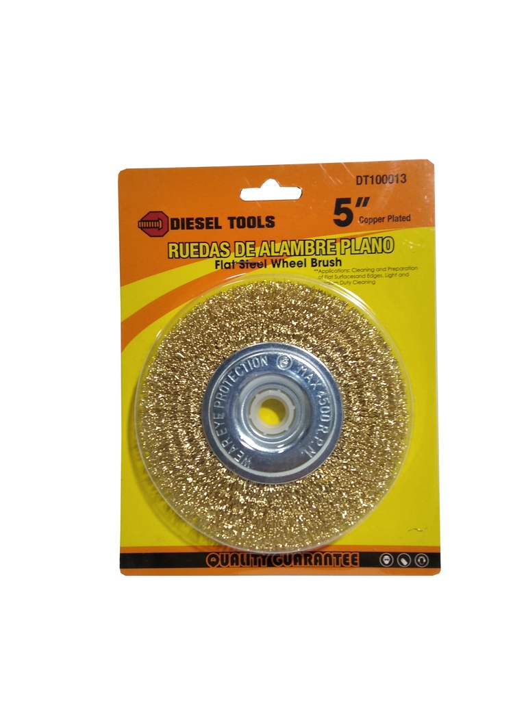 CEPILLO PLANO ALAMBRE P/MAQ 5" x 5/8 DIESEL TOOL 5-216