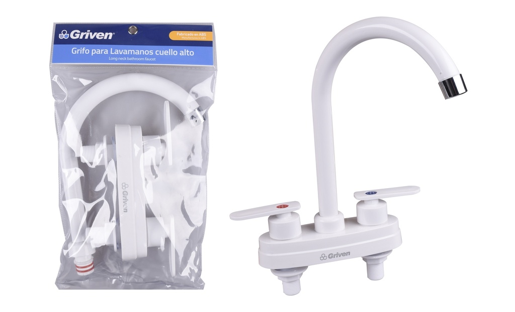 LLAVE LAVAMANO DOBLE PLASTICA (DESC) GRIVEN 5-244