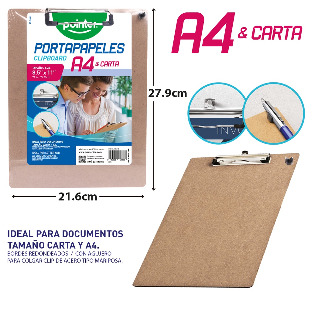 TABLA CON SOPORTE POINTER 5-259