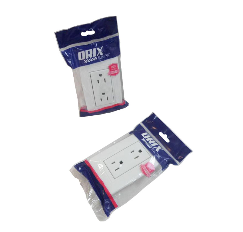 TOMA DOBLE C/TIERRA BLANCA ORIX 5-334