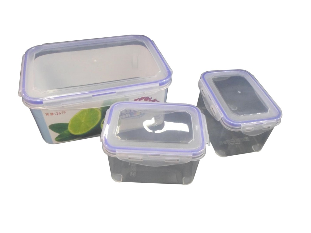 SET DE ENVASES PLASTICOS 3PCS 5-342