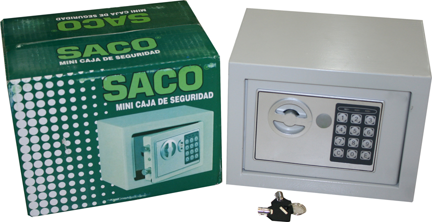 CAJA FUERTE 23x18x18CM SACO 5-394