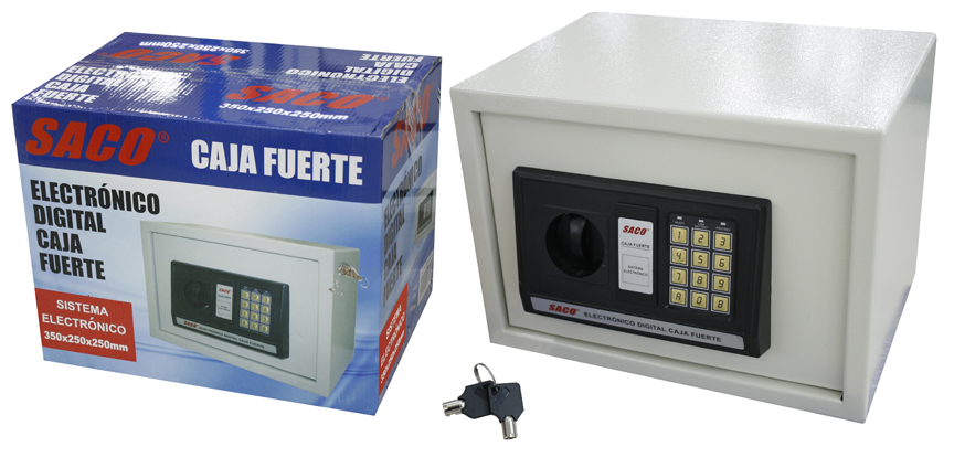 CAJA FUERTE 35x25x25CM SACO 5-398