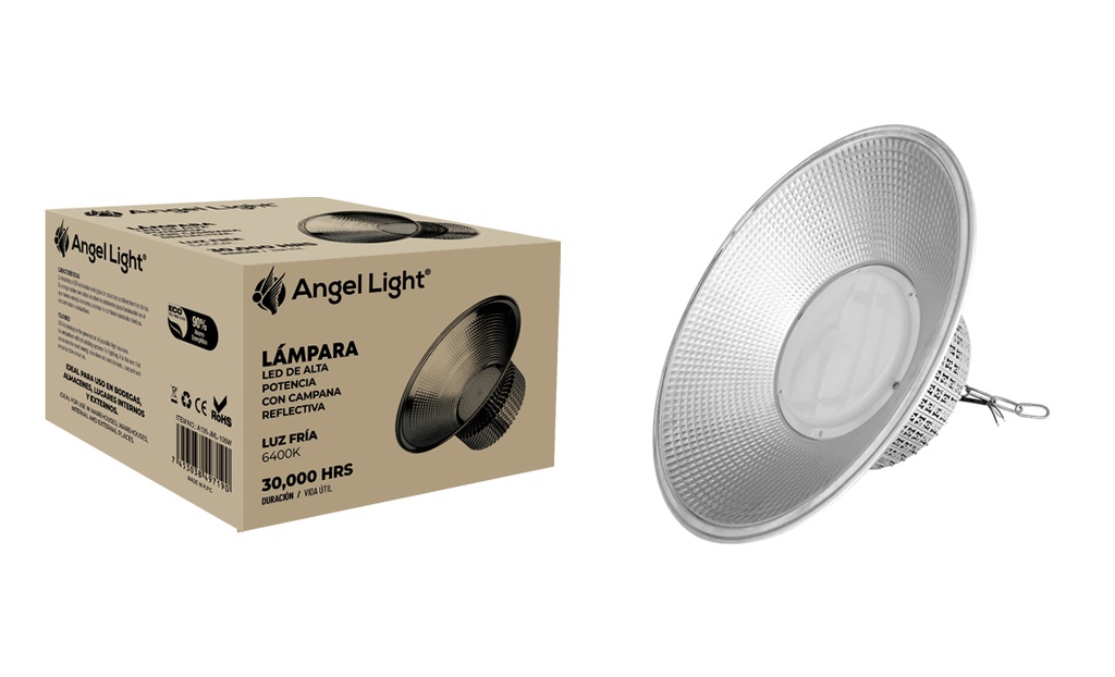 LAMPARA LED P/GALPON 100W ALTA POTENCIA ANGEL LIGHT 5-445