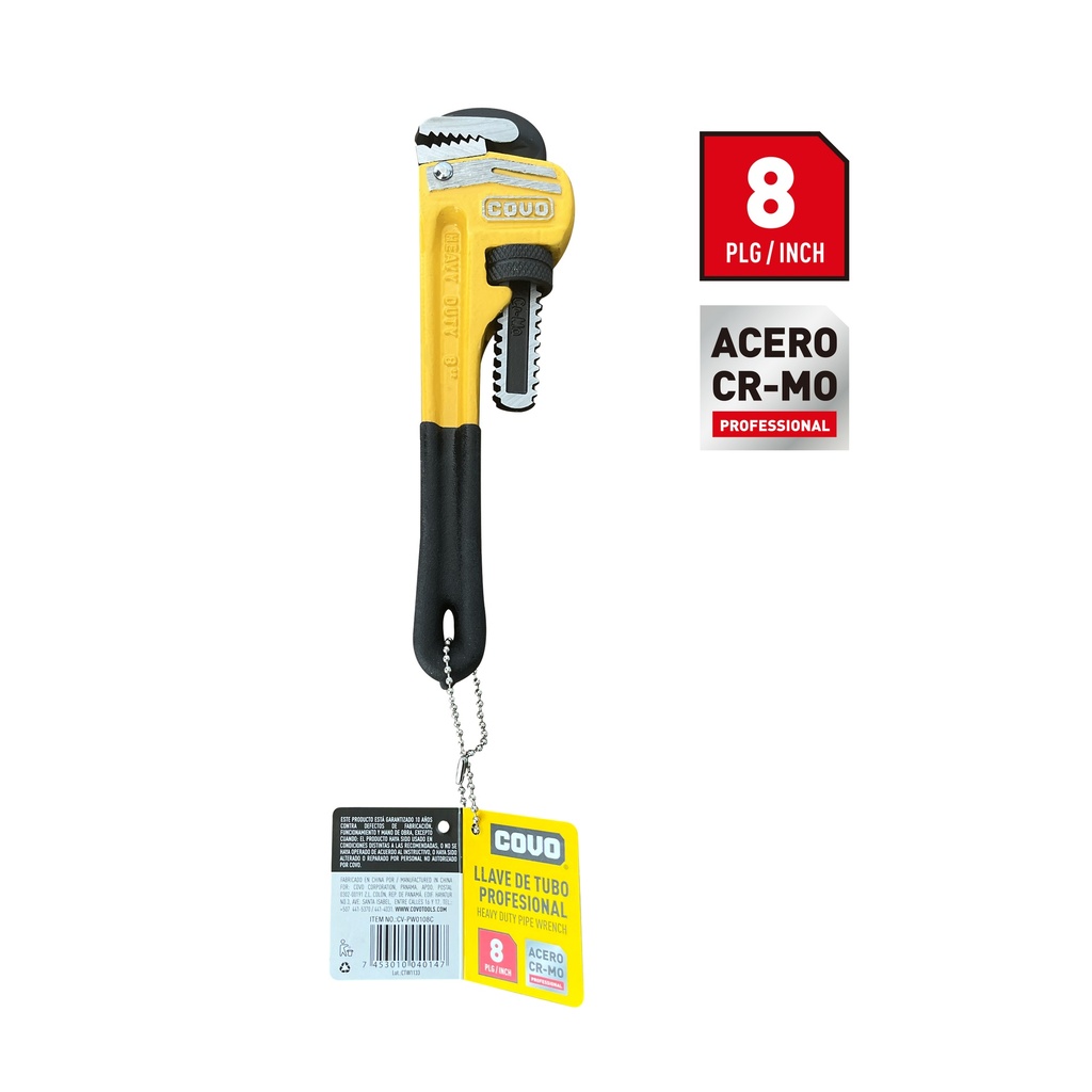 LLAVE DE TUBO 8" COVO 5-476