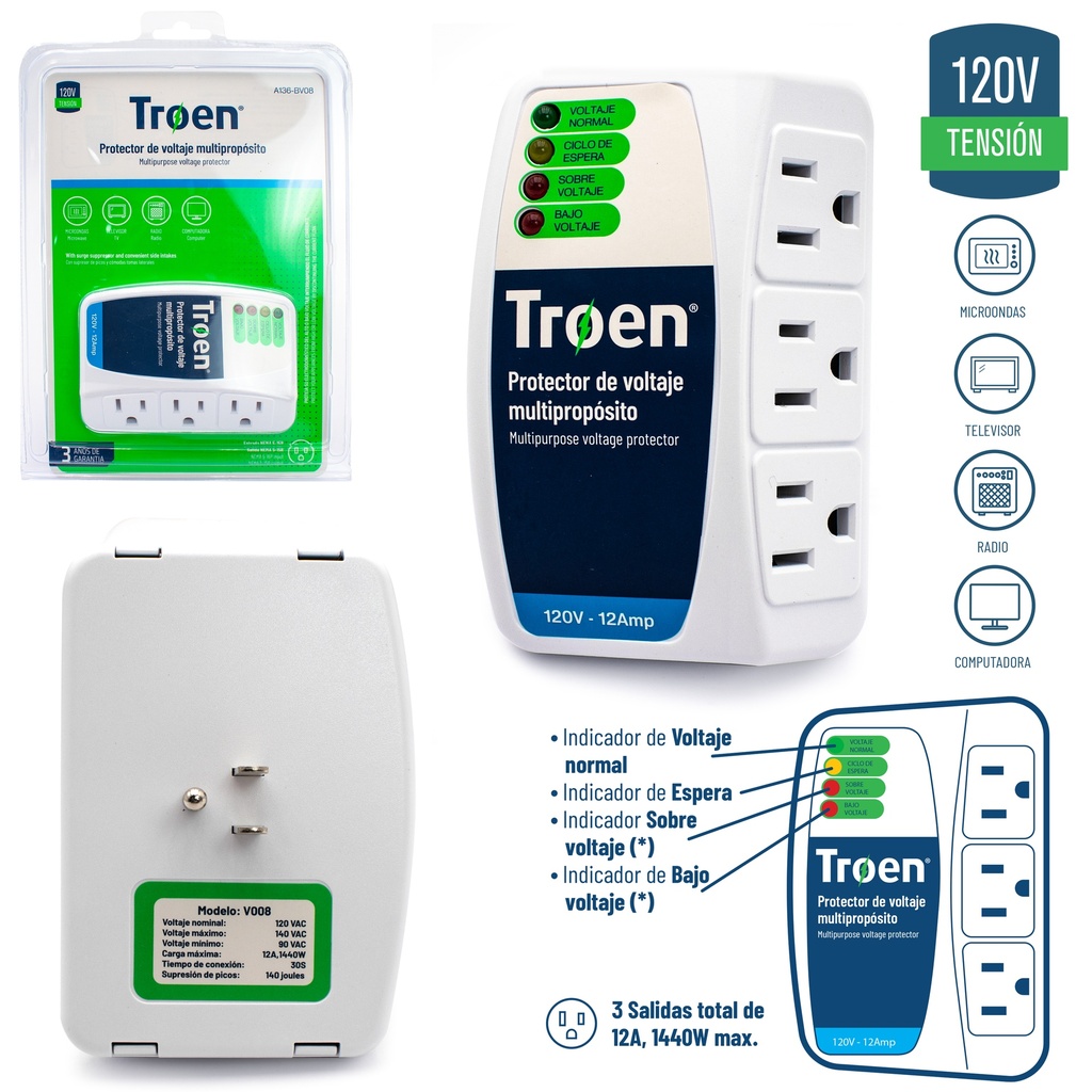 PROTECTOR TRIPLE MULTIPROPOSITO TROEN 5-495