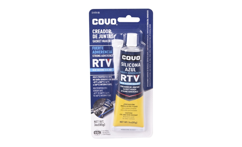 SILICON AZUL RTV 85G COVO 5-498
