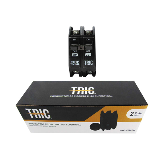 BREAKER SUPERFICIAL 2x20A TRIC 5-522