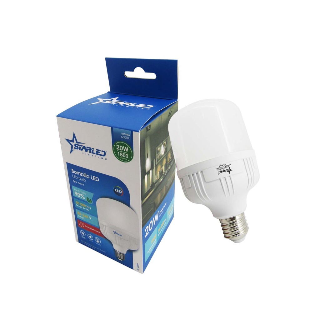BOMBILLO KING HAT LED 20W STARLED 5-533