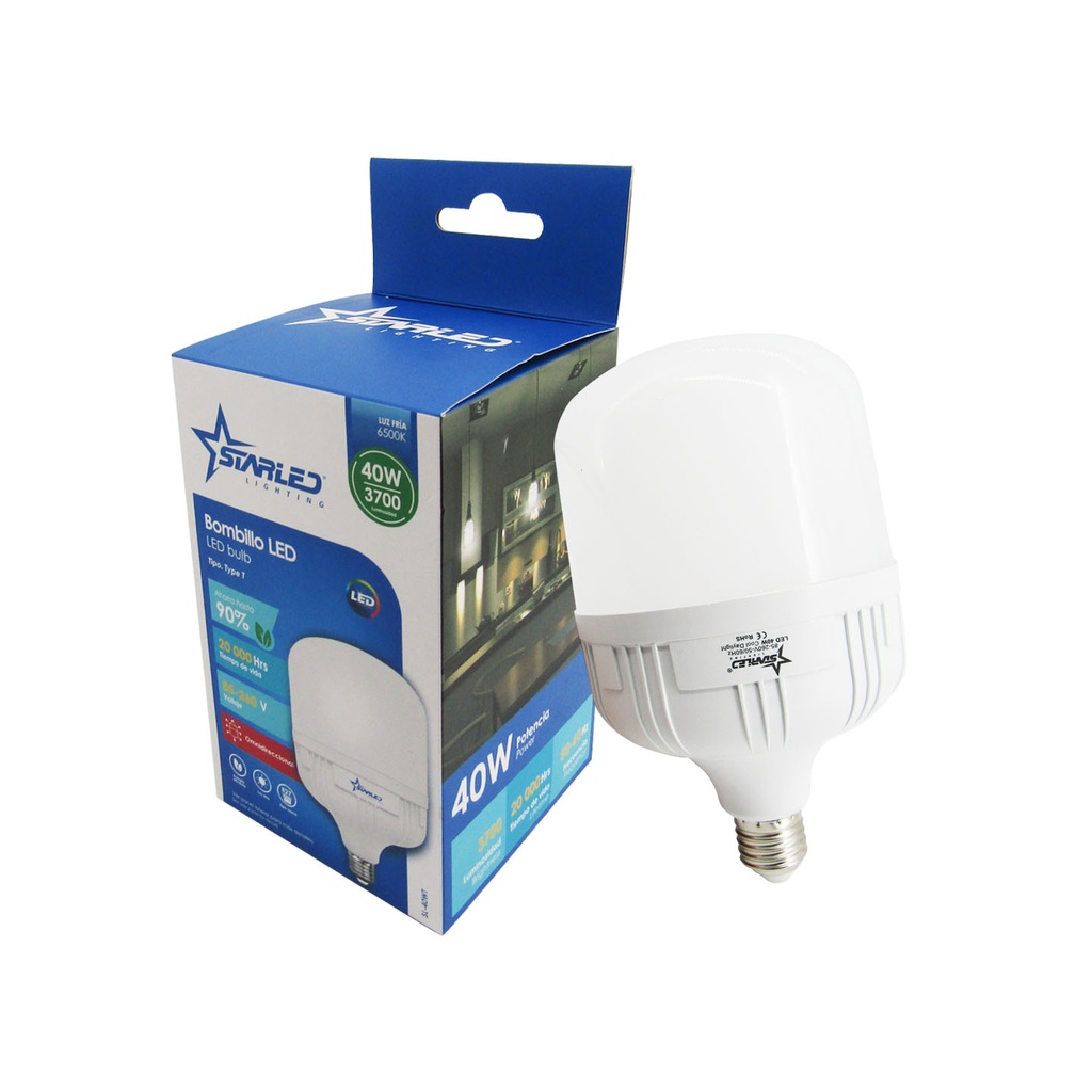 BOMBILLO KING HAT LED 40W STARLED 5-535
