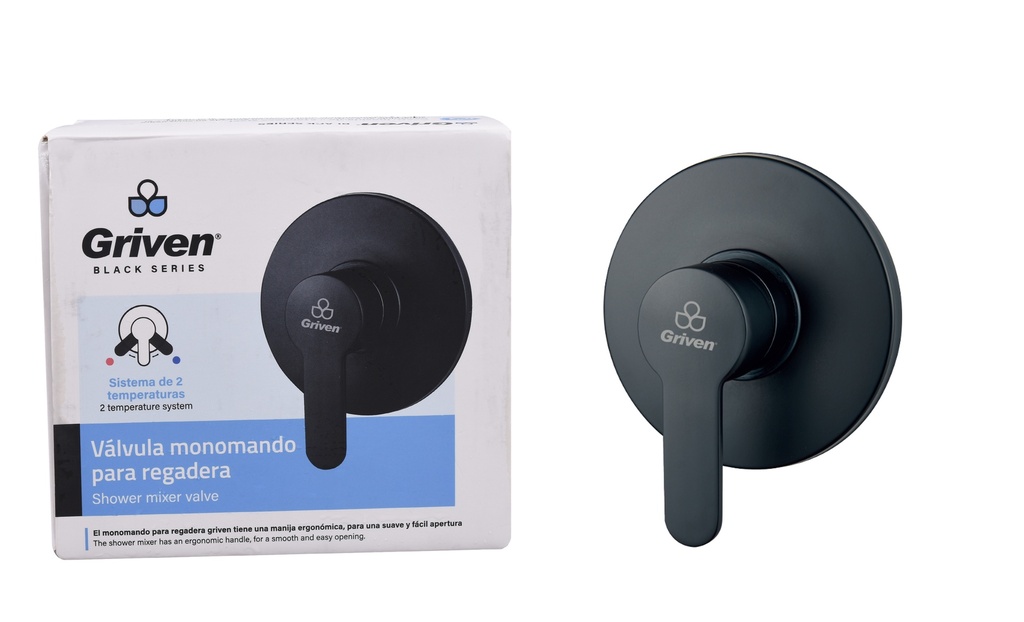 LLAVE P/DUCHA MONOMANDO BLACK x 1/2 GRIVEN 5-546