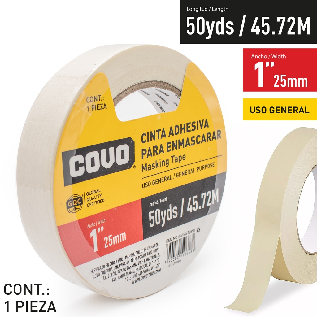 TIRRO BLANCO 1" x 46 MTS COVO 5-565