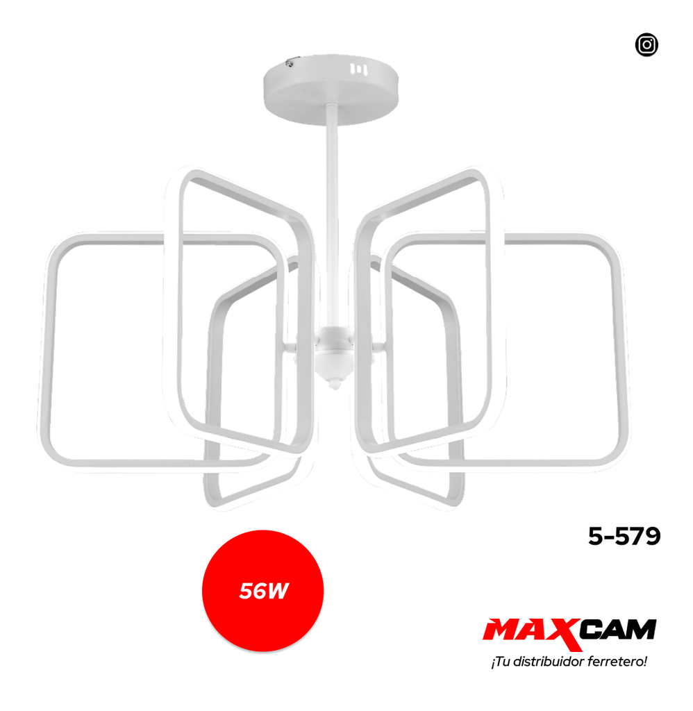 LAMPARA LED PARA TECHO 56W 85/265V ANGEL LIGHT 5-579