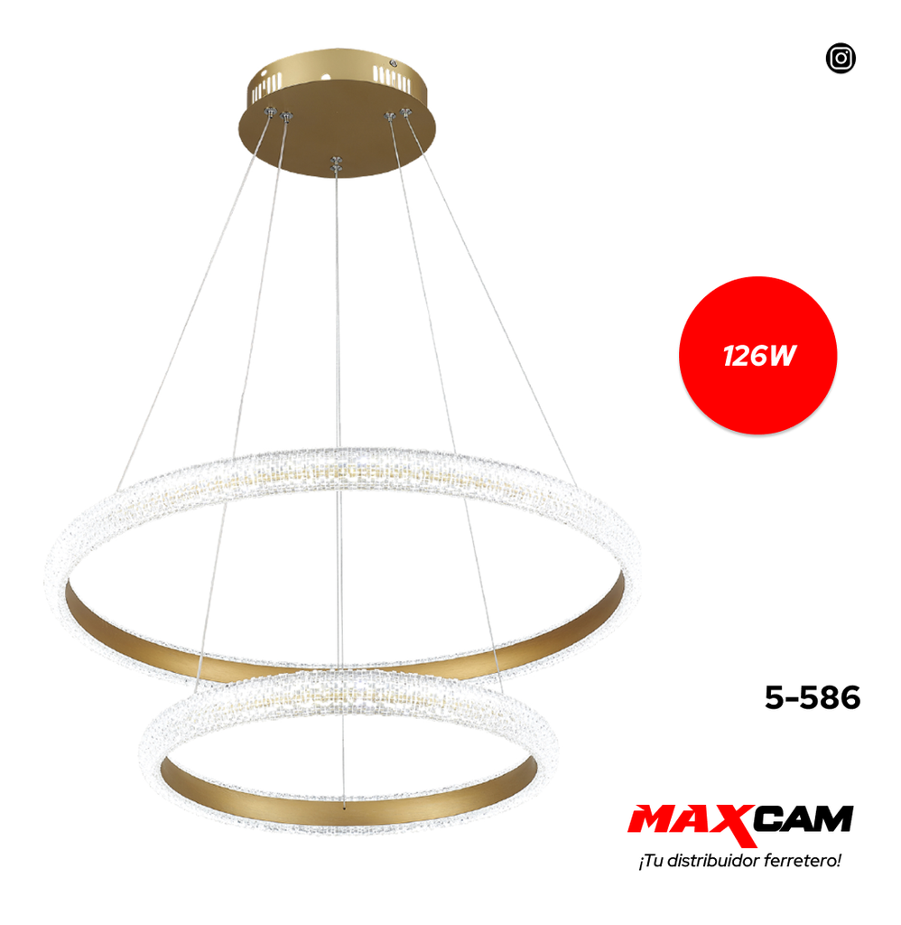 LAMPARA LED PARA TECHO 126W 85/265V ANGEL LIGHT 5-586