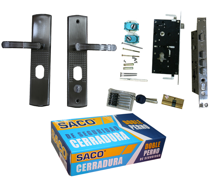 CERRADURA SEGURIDAD P/PUERTA DE METAL SACO (DERECHA) 5-605