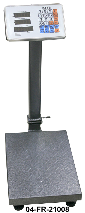 PESO DIGITAL DE PLATAFORMA 200KG SACO 5-609