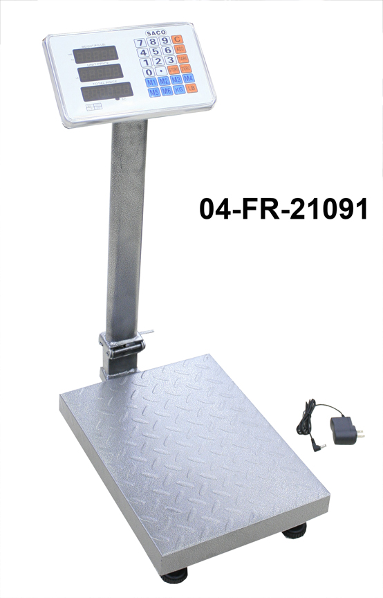 PESO DIGITAL DE PLATAFORMA 100KG SACO 5-612