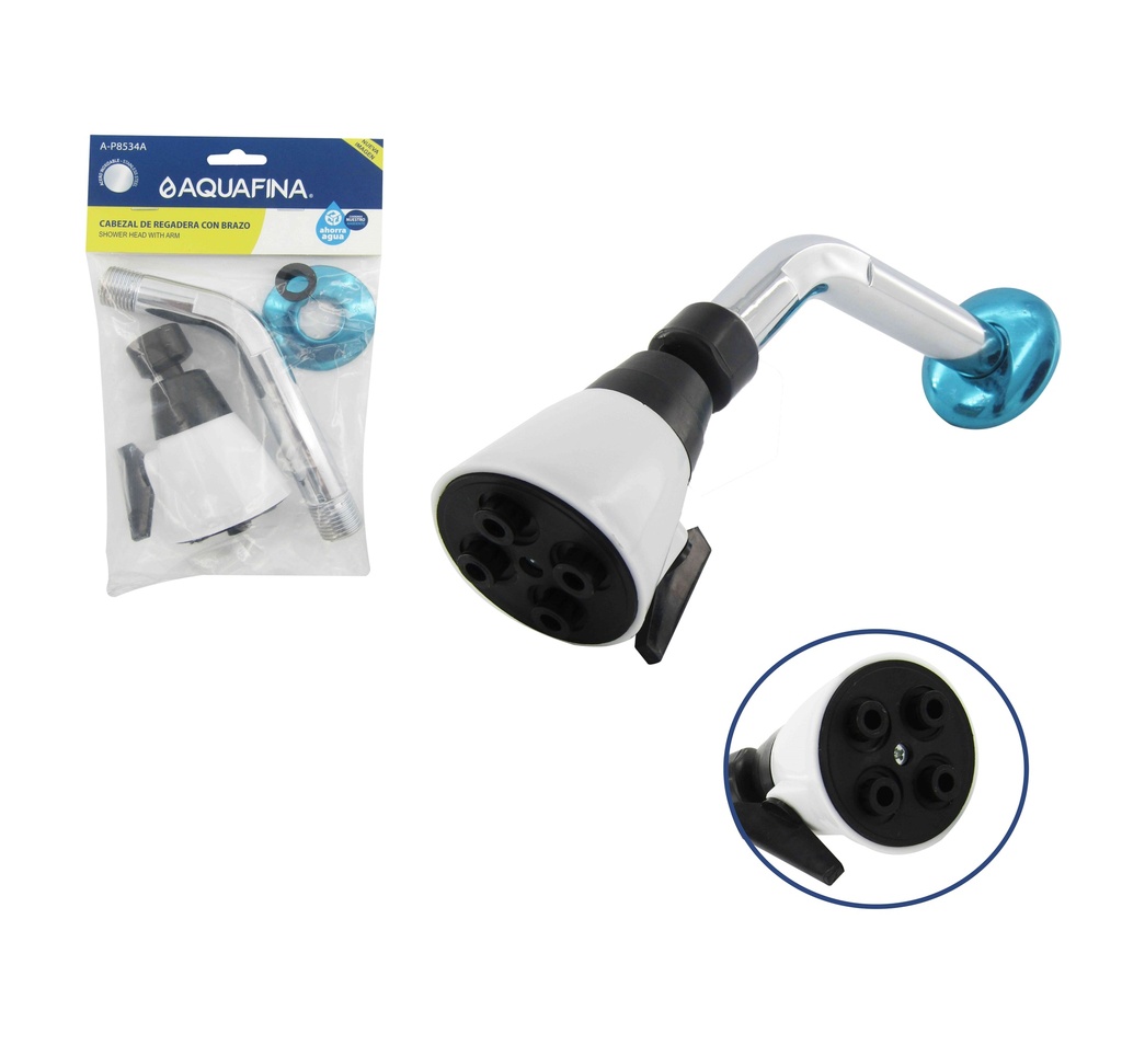 REGADERA C/TUBO AQUAFINA 5-655