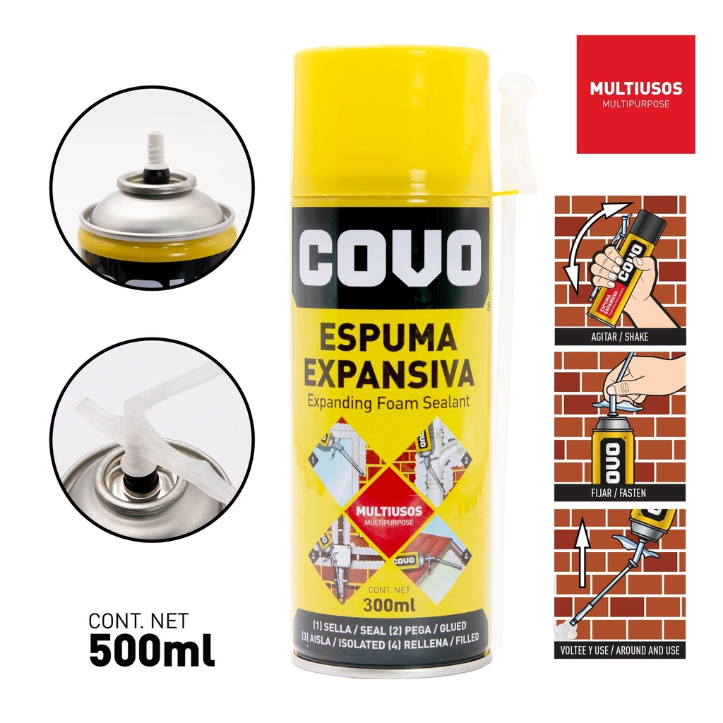 ESPUMA EXPANSIVA x 300ML COVO 5-691