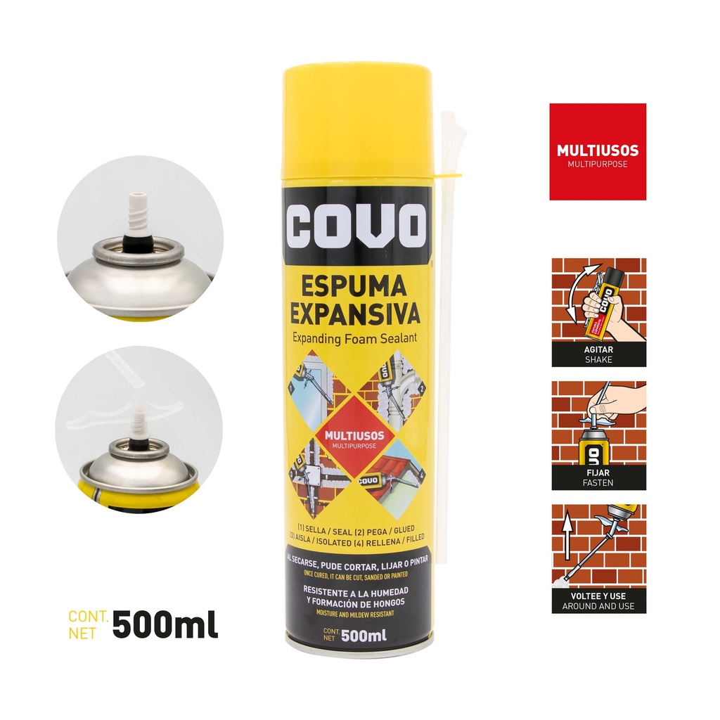 ESPUMA EXPANSIVA x 500ML COVO 5-692