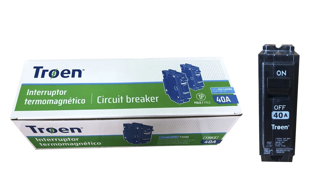 BREAKER PARA EMPOTRAR 1x40A TROEN 5-704
