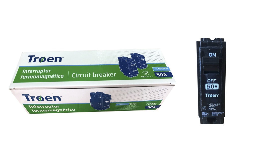 BREAKER PARA EMPOTRAR 1x50A TROEN 5-705