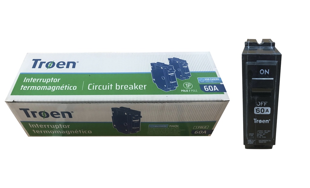 BREAKER PARA EMPOTRAR 1x60A TROEN 5-706