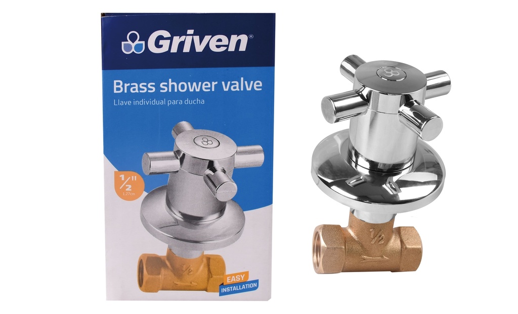 LLAVE P/DUCHA INDIVIDUAL x 1/2 BRONCE GRIVEN 5-721