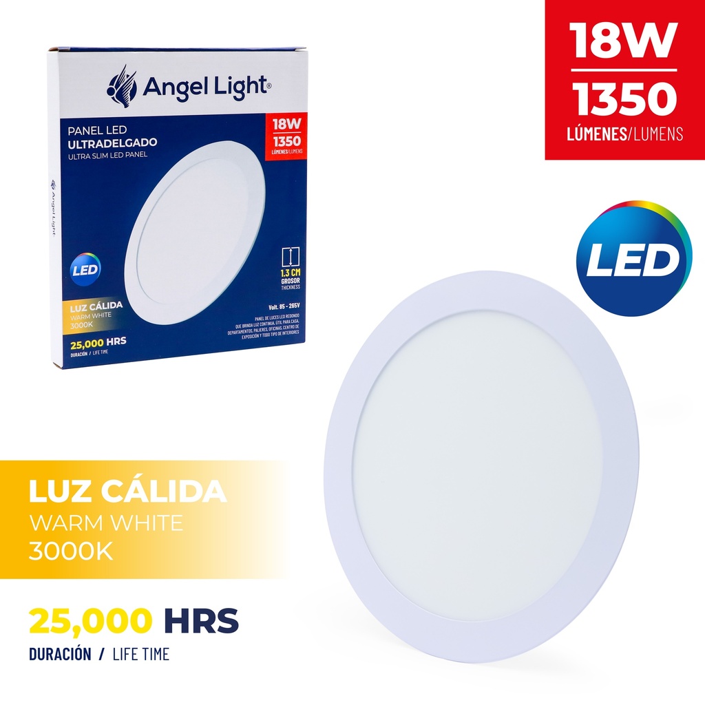 PANEL LED EMP RED LUZ CALIDA 18W ANGEL L 5-777