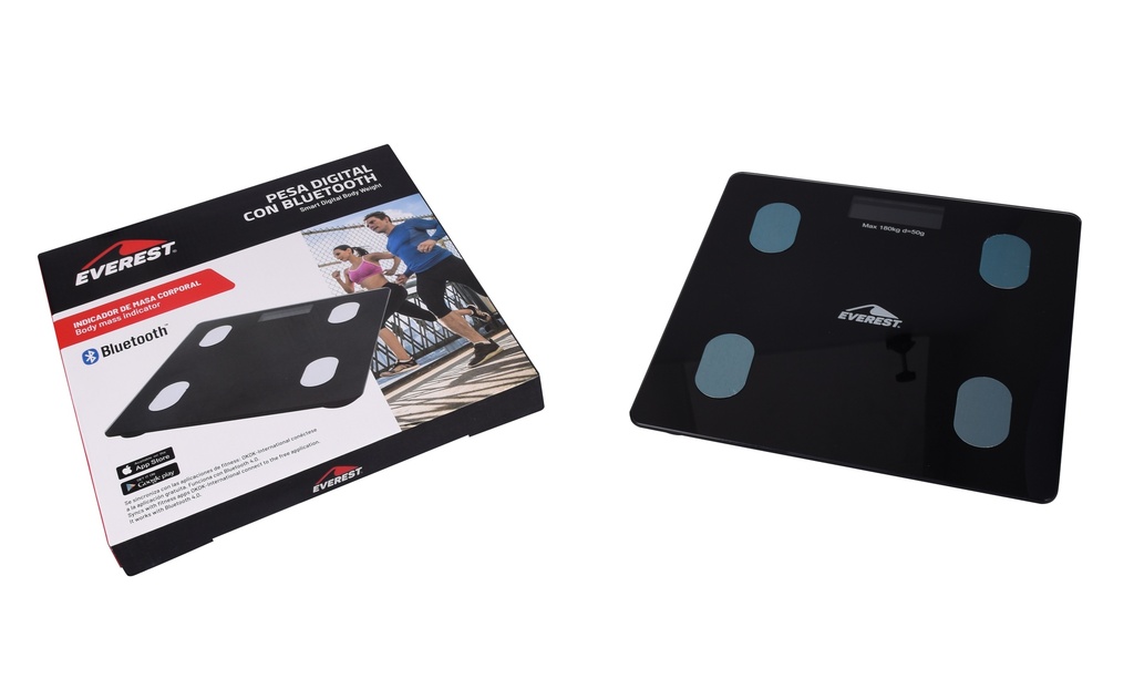 PESO DIGITAL DE BAÑO BLUETOOH EVEREST 5-835