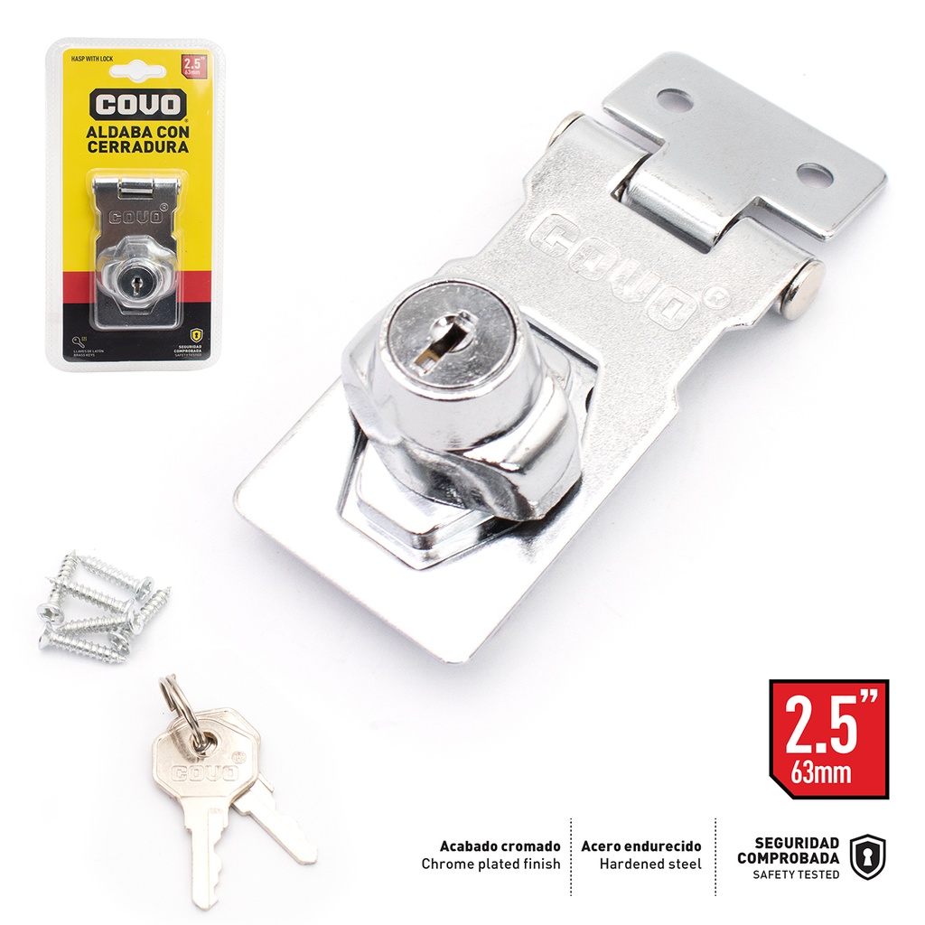 ALDABA CON CERADURA 2 1/2 PULG COVO 5-878